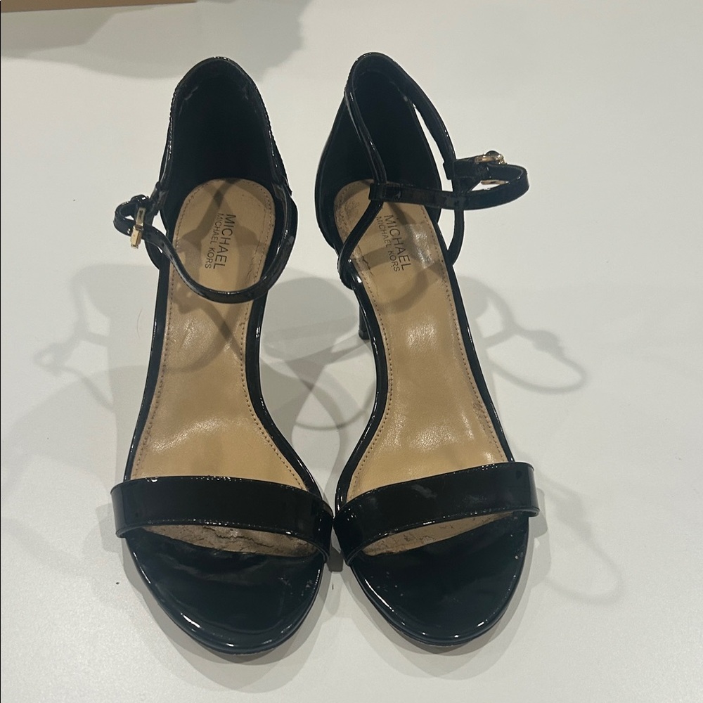 Michael Kors Black Patent Heels